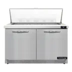 image of Continental Refrigerator D48N18M-FB 48" Mega Top Sandwich Prep Table w/ 2 Doors, 18 pans