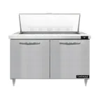 image of Continental Refrigerator D48N18M 48" Mega Top Sandwich Prep Table w/ 2 Doors, 18 pans