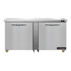 image of Continental Refrigerator D60N-U 60" 2 Solid Door Undercounter Refrigerator, 17 cu. ft.