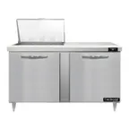 image of Continental Refrigerator D60N12M 60" Mega Top Sandwich Prep Table w/ 2 Doors, 12 pans