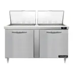 image of Continental Refrigerator D60N24M 60" Mega Top Sandwich Prep Table w/ 2 Doors, 24 pans