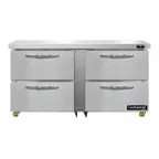 image of Continental Refrigerator DF60N-U-D 60" 2-Section Undercounter Freezer w/ 4 Drawers, 17 cu. ft.