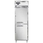 image of Continental Refrigerator D1FNHD 26" One Section Reach-In Freezer w/ 2 Half Solid Doors, 21 cu. ft.