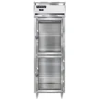 image of Continental Refrigerator D1FNSSGDHD 26" 1-Section Reach-In Freezer, 2 Half Glass Doors, Stainless Steel, Top Mounted, 21 cu. ft.