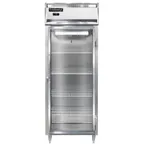 image of Continental Refrigerator D1FENSSGD 28" 1-Section Reach-In Freezer w/ Glass Door, Top Mounted, 22 cu. ft., Stainless Steel