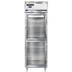 image of Continental Refrigerator D1FSNSSGDHD 26" 1-Section Reach-In Freezer, 2 Half Glass Doors, Stainless Steel, Top Mounted, 16 cu. ft.