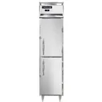 image of Continental Refrigerator D1FSENSSHD 17" One Section Reach-In Freezer w/ 2 Half Solid Doors, All Stainless Steel, 15 cu. ft.