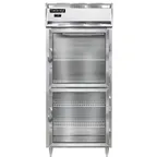 image of Continental Refrigerator D1FXNGDHD 36" 1-Section Reach-In Freezer, 2 Half Glass Doors, Top Mounted, 32 cu. ft.