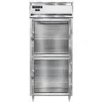 image of Continental Refrigerator D1FXNSSGDHD 36" 1-Section Reach-In Freezer, 2 Half Glass Doors, Top Mounted, 32 cu. ft., Stainless Steel