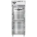 image of Continental Refrigerator D1RESNGDHD 28" 1-Section Reach-In Refrigerator w/ 2 Glass Half Doors, 18 cu. ft.
