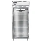 image of Continental Refrigerator D1RXSNGD 36" 1-Section Reach-In Refrigerator w/ Glass Door, Stainless Steel Front Aluminum Exterior, 26 cu. ft.