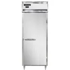 image of Continental Refrigerator DL1WE-PT 1-Section Heated Holding Cabinet, 22 cu ft, Stainless Steel Front, Solid Door, Pass-Thru