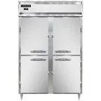 image of Continental Refrigerator D2FNHD 52" 2-Section Reach-In Freezer, 4 Half Solid Doors, 50 cu. ft., Stainless Steel Front, Top Mounted