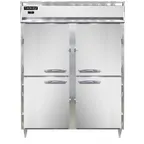 image of Continental Refrigerator D2FENPTHD 57" 8-Half Solid Door Pass-Thru Freezer, 2-Section, Top Mounted, 52 cu. ft.