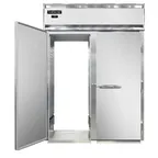 image of Continental Refrigerator D2FINRT 68" 2-Section Roll-Thru Freezer, 4-Solid Door, Top Mounted, 64 cu. ft., Stainless Steel