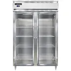 image of Continental Refrigerator D2FSNSSGD 52" Two Section Reach-In Freezer w/ 2 Glass Doors, All Stainless Steel, 32 cu. ft.