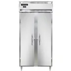 image of Continental Refrigerator D2FSEN 36" 2-Solid Door Reach-In Freezer, Top Mounted, 32 cu. ft., Stainless Steel Front, Aluminum Sides