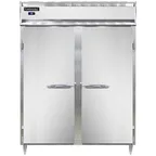 image of Continental Refrigerator D2RESN 57" 2-Section Reach-In Refrigerator w/ 2 Solid Doors, Stainless Steel Front Aluminum Exterior, 40 cu. ft.