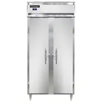 image of Continental Refrigerator D2RSESN 36" 2-Section Reach-In Refrigerator w/ 2 Solid Doors, Stainless Steel Front Aluminum Exterior, 24 cu. ft.