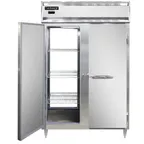 image of Continental Refrigerator DL2W-PT 2-Section Heated Holding Cabinet, 50 cu ft, Stainless Steel Front, Solid Doors, 3 Shelves/Section, Aluminum Interior & Exterior Sides