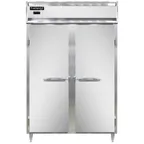 image of Continental Refrigerator DL2W-SA 2-Section Reach-In Heated Holding Cabinet, 50 cu ft, Stainless Steel/Aluminum, Solid Doors, 3 Shelves/Section