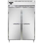 image of Continental Refrigerator DL2W 2-Section Heated Holding Cabinet, 50 cu ft, Stainless Steel & Aluminum, Solid Doors