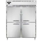 image of Continental DL2WE-HD 2-Section Heated Holding Cabinet, 52 cu ft, Stainless Steel & Aluminum, Half-Door, Standard Depth
