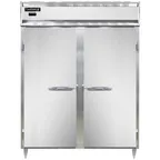 image of Continental DL2WE-PT 2-Section Heated Holding Cabinet, 52 cu ft, Stainless Steel Front, Solid Doors, Pass-Thru