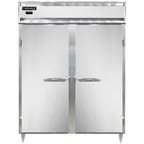 image of Continental Refrigerator DL2WE - 2-Section Reach-In Heated Cabinet, 52 cu ft, Stainless Steel & Aluminum Exterior, Solid Doors