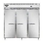 image of Continental Refrigerator D3RRFNSS 78" 3-Section Reach-In Refrigerator Freezer Combo w/ 3 Solid Doors