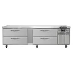 image of Continental Refrigerator D84GFN 84" 4 Drawers Freezer Griddle Stand Chef Base w/ Marine Edge