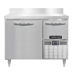 image of Continental Refrigerator DFA43NSSBS 43" 1-Section Worktop Freezer w/ 1 Full & 1 Half Door