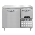 image of Continental Refrigerator DFA43NSS 43" 1-Section Worktop Freezer w/ 1 Full & 1 Half Door