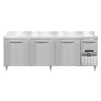 image of Continental Refrigerator DRA93NSSBS 93" Worktop Refrigerator w/ 3 Full & 1 Half Doors