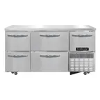 image of Continental Refrigerator FA60SN-U-D 60" 2-Drawer 1 Half-Door Undercounter Freezer, Front-Breathing, 15.2 cu. ft.