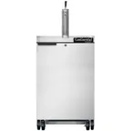 image of Continental Refrigerator KC24NSS – 24" Keg Cooler, 8.0 Cu Ft, 1‑Barrel, Door Lock, R290, 5" Casters