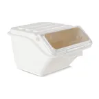 image of Concasse MCACCALME20 Ingredient Bin - 5 Gallon (0-80 lb) Plastic Tub with Hinged Lid, Shelf-Ready