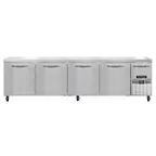 image of Continental Refrigerator RA118N 118" Worktop Refrigerator w/ 4 Full & 1 Half Doors