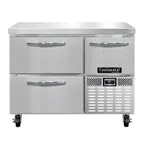 image of Continental Refrigerator RA43N-D 43" Worktop Refrigeratorw/ 2 Drawers & 1 Half Door