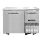 image of Continental RA43SN-U 43" Undercounter Refrigerator, 2-Door, Stainless Steel, Front Breathing, 9.6 cu. ft.