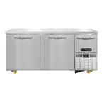 image of Continental Refrigerator RA68N-U 68"  Undercounter Refrigerator w/ 2 full & 1 Half Doors