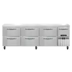 image of Continental Refrigerator RA93N-D 93" Worktop Refrigerator w/ 6 Drawers & 1 Half Door