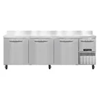 image of Continental Refrigerator RA93SNBS 93" Worktop Refrigerator w/ 3 Full & 1 Half Doors