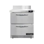 image of Continental Refrigerator SW27NBS-FB-D 27" 1-Section WorkTop Refrigerator w/ 2 Drawers, 7.4 cu. ft.