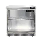 image of Continental Refrigerator SW32NGD-FB 32" 1-Section WorkTop Refrigerator w/ 1 Glass Door, 9 cu. ft.