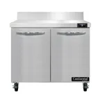 image of Continental Refrigerator SW36NBS 36" 2-Section WorkTop Refrigerator w/ 2 Doors, 10.3 cu. ft..