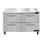 image of Continental Refrigerator SW48NBS-D 48" 2-Section Worktop Refrigerator w/ 4 Drawers, 13.4 cu. ft.