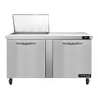 image of Continental Refrigerator SW60N12M 60" Mega Top Sandwich Prep Table w/ 2 Doors, 12 pans