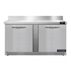 image of Continental Refrigerator SW60NBS-FB 60" 2-Section Worktop Refrigerator w/ 2 Doors, 17 cu. ft.