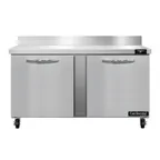 image of Continental Refrigerator SW60NBS 60" 2-Section Worktop Refrigerator w/ 2 Doors, 17 cu. ft.